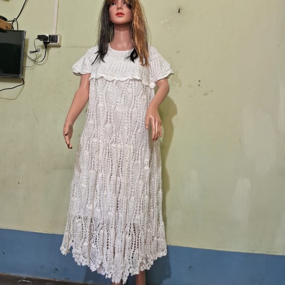 handmade khadi skirt and ponchu - Picture 5 of 11